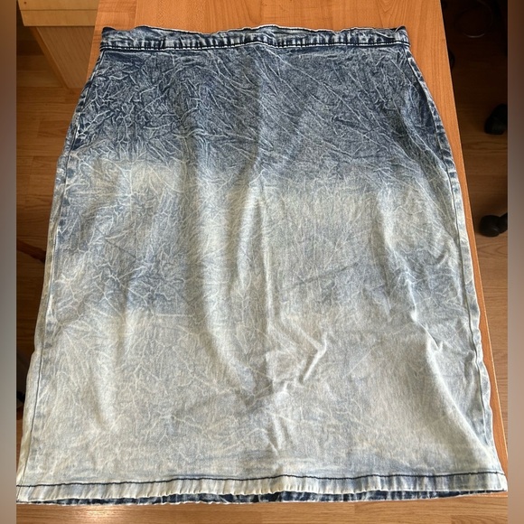 Skirt fashion nova jean denim woman’s size 1x - Picture 1 of 5